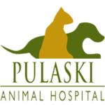 A logo of pulaski animal hospital